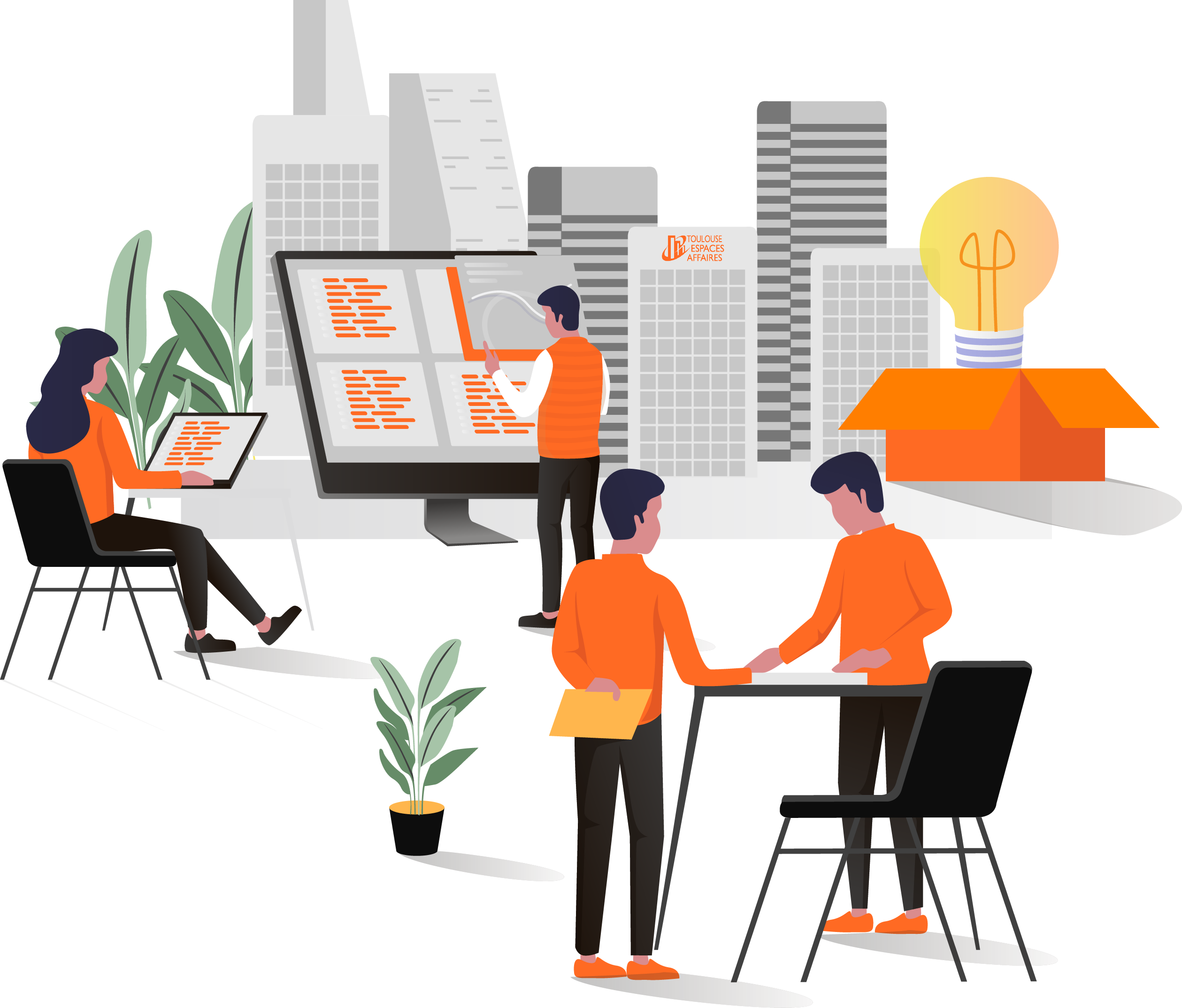 TEA BASEMENT ILLUSTRATION